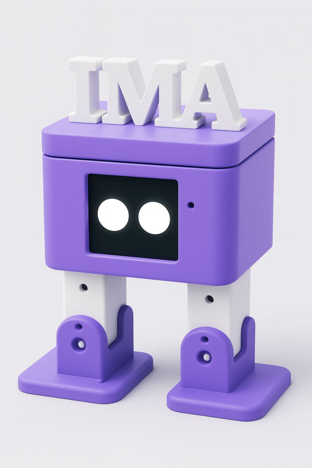 Final look — robot render on white background